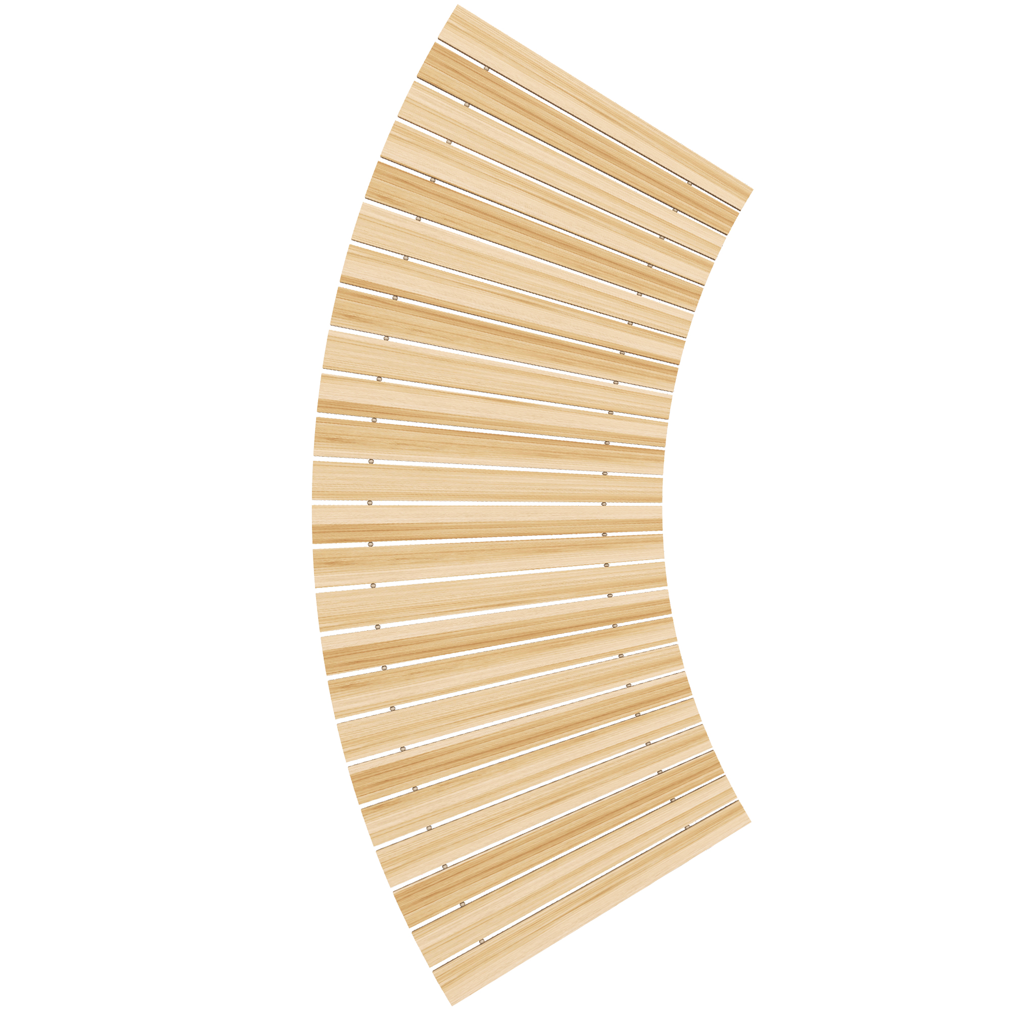 Outsunny Rollweg Gehweg Ausrollbarer Gartentritt, wetterbeständig, Fichtenholz, 120 x 47 x 1 cm, Natur