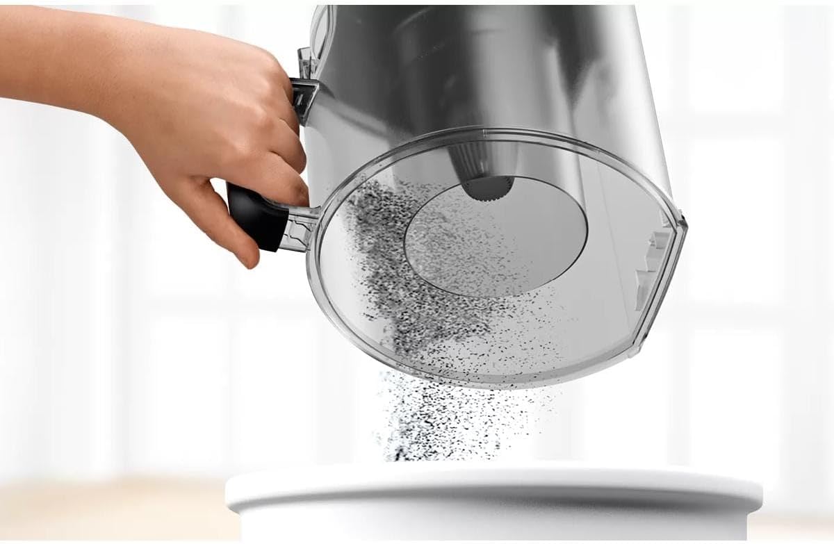 Bosch Staubsauger beutellos Serie 6 BGC41X36, Bodenstaubsauger, ideal für Allergiker, Hygiene-Filter, Bodendüse für Parkett, Teppich, Fliesen, Starke Saugleistung, leise, 700 W, blau