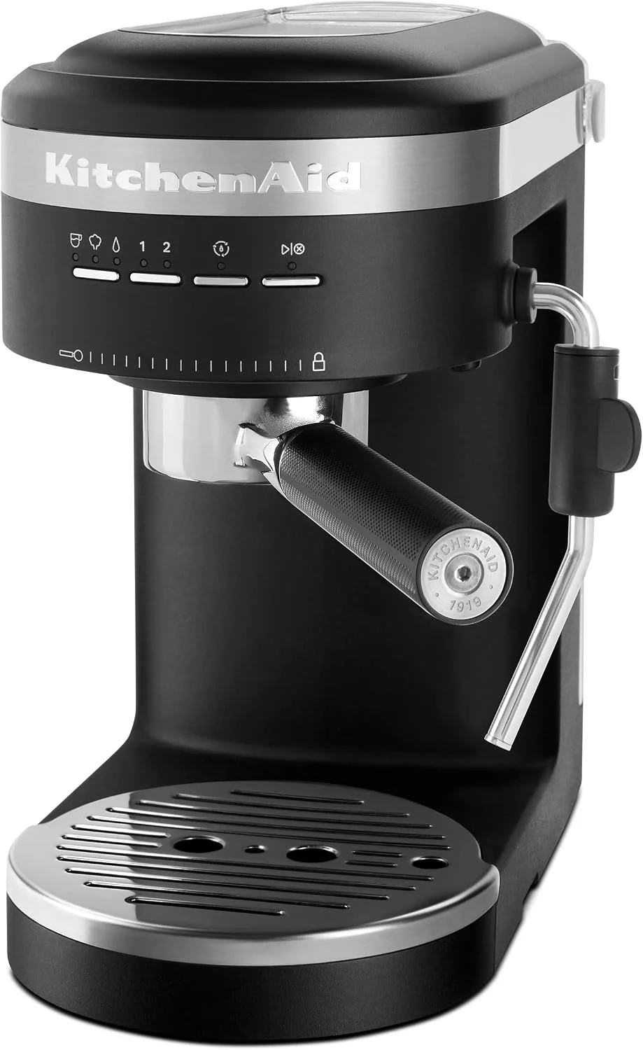 KitchenAid Kaffeemaschine, Schwarz, Artisan Espressomaschine, Gusseisen