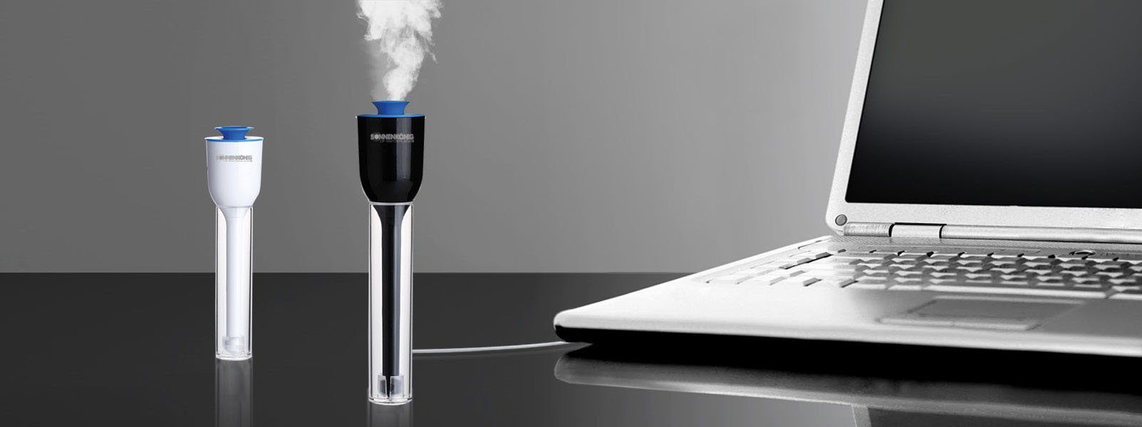 Luftbefeuchter Tulip weiss, Bef. 30ml/h USB, bis 15m2 Raumgrösse, portabel
