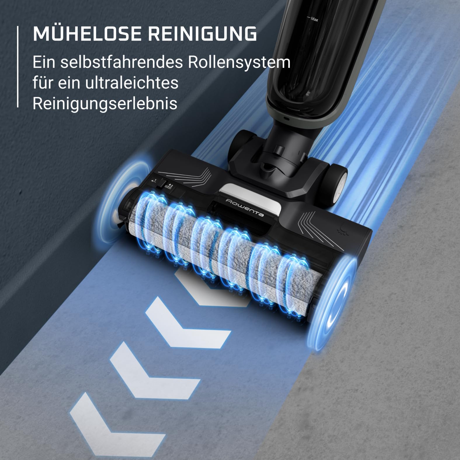 Kabelloser Nass- und Trockenstaubsauger X-Clean 4 mit 50 min Laufzeit und 2-in-1 Reinigung