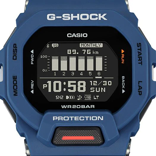 Orologio G-Shock GBD-200-2ER blu, per i runners