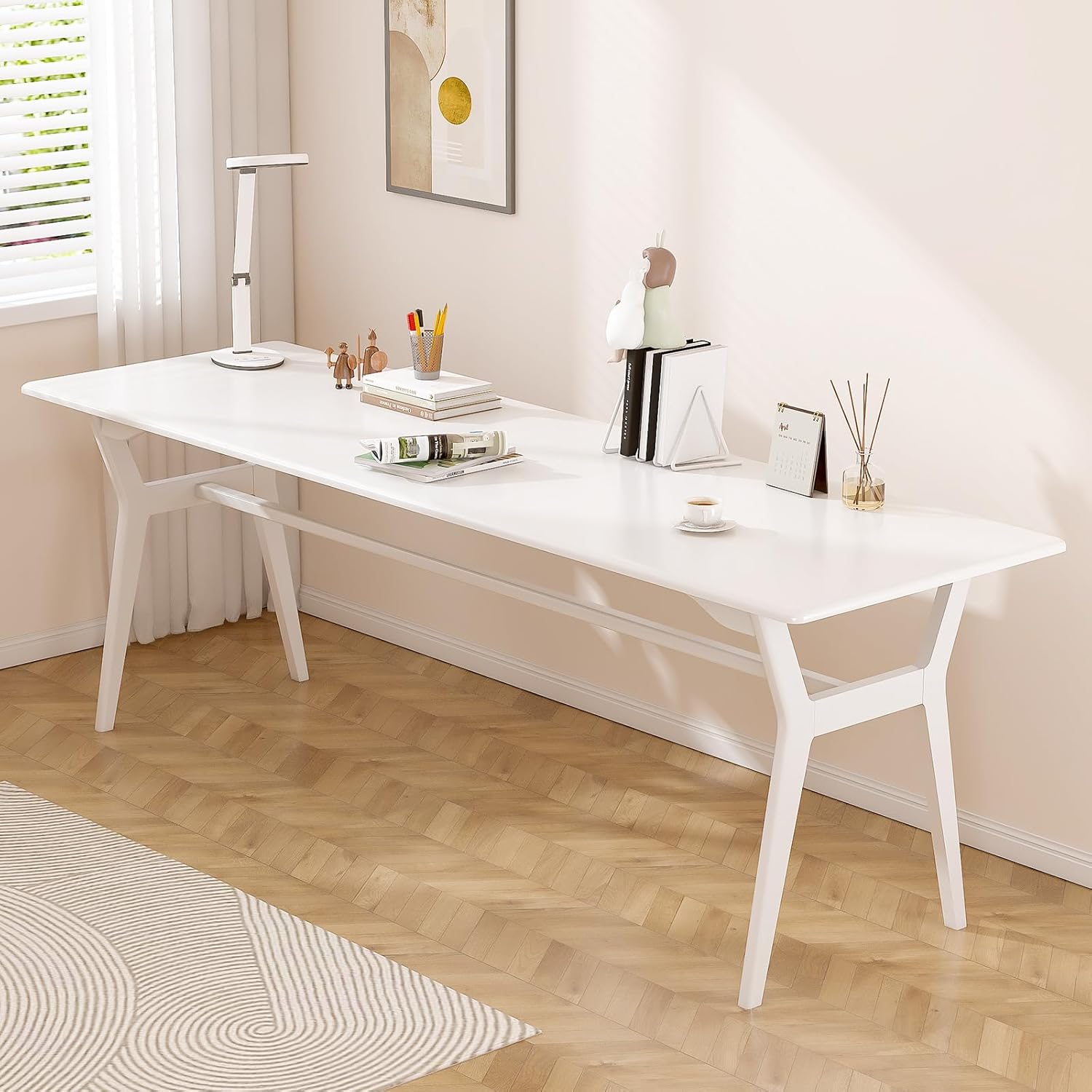 Solid Wood Study Desk - 78.8