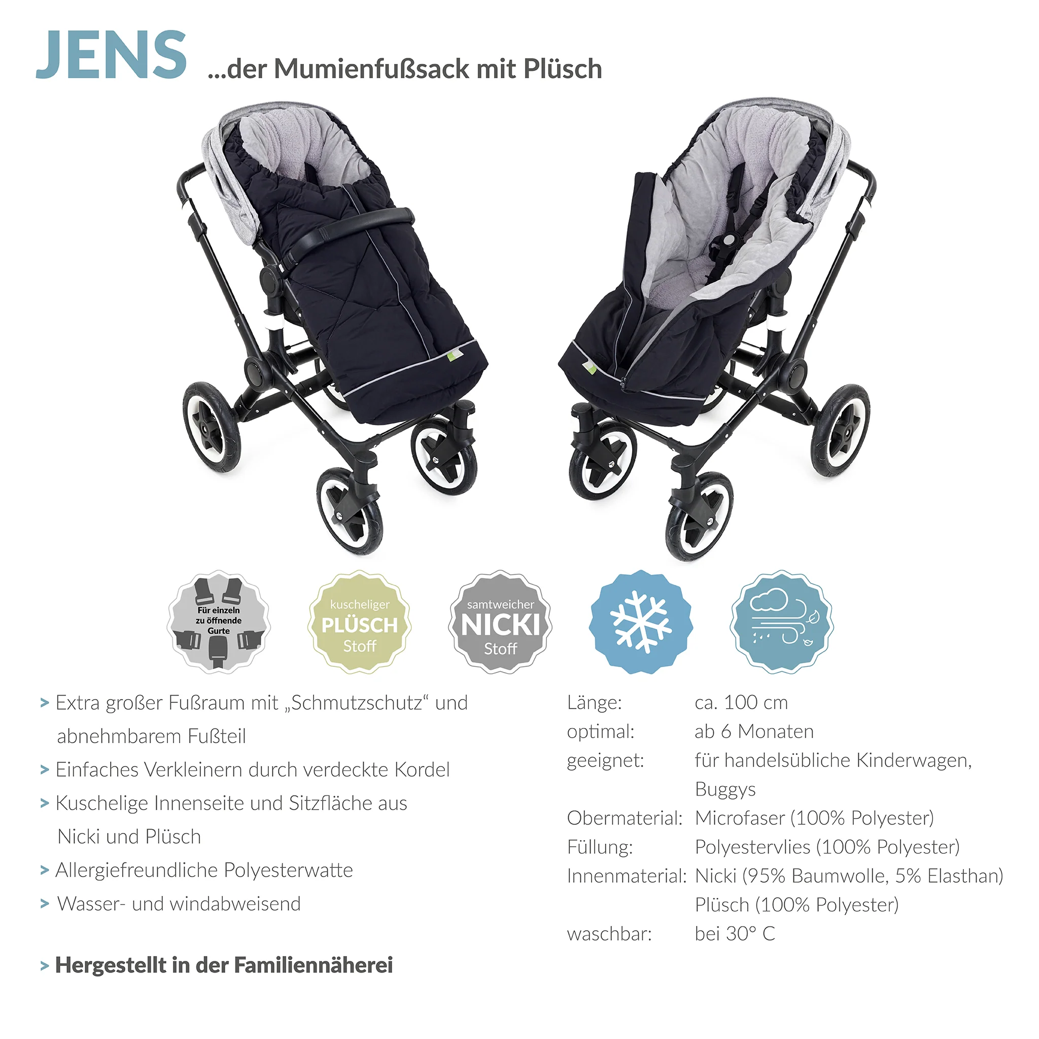 JENS der klassische Mumienfu?sack