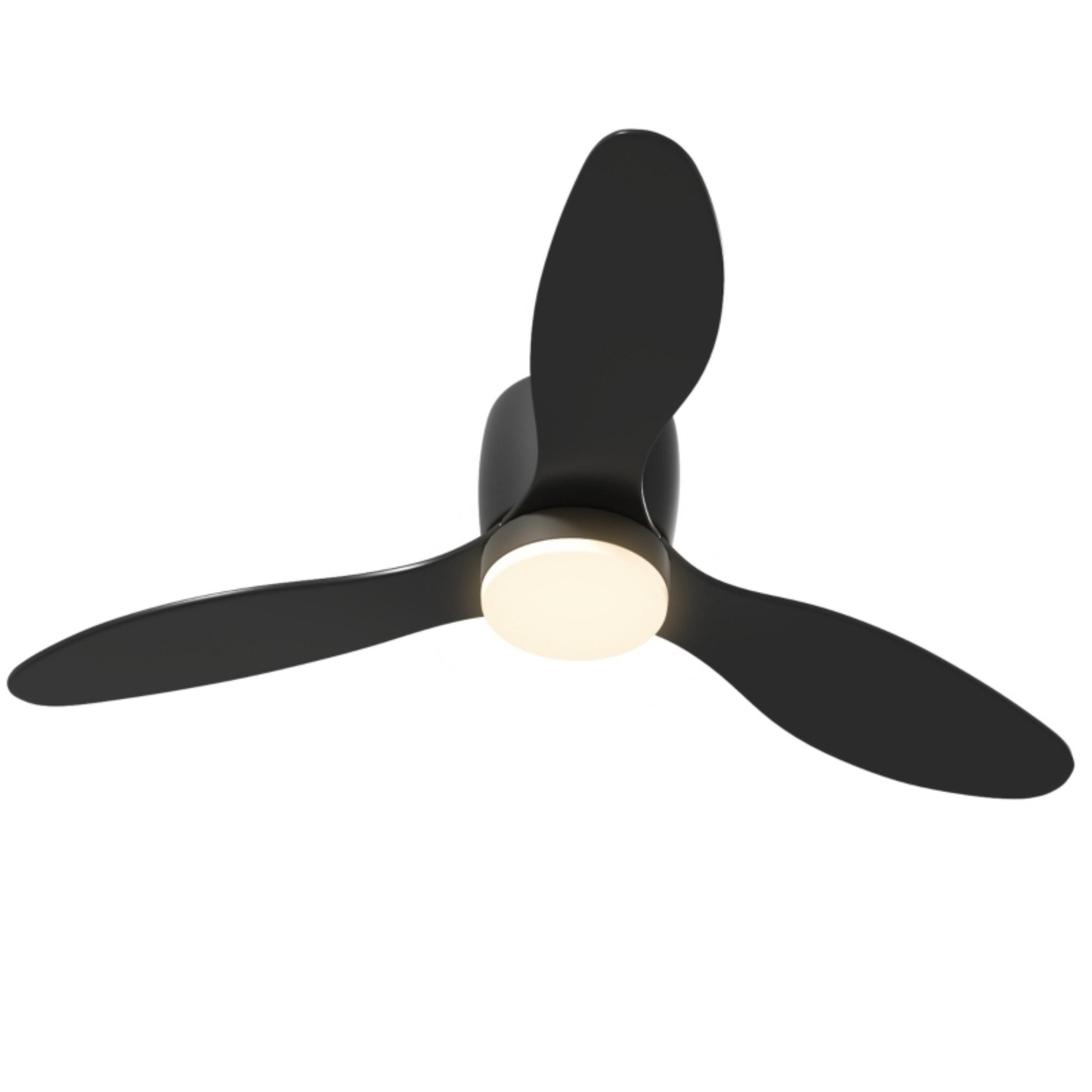Deckenventilator Leiser Deckenventilator mit LED-Beleuchtung & Fernbedienung – Ø115 cm