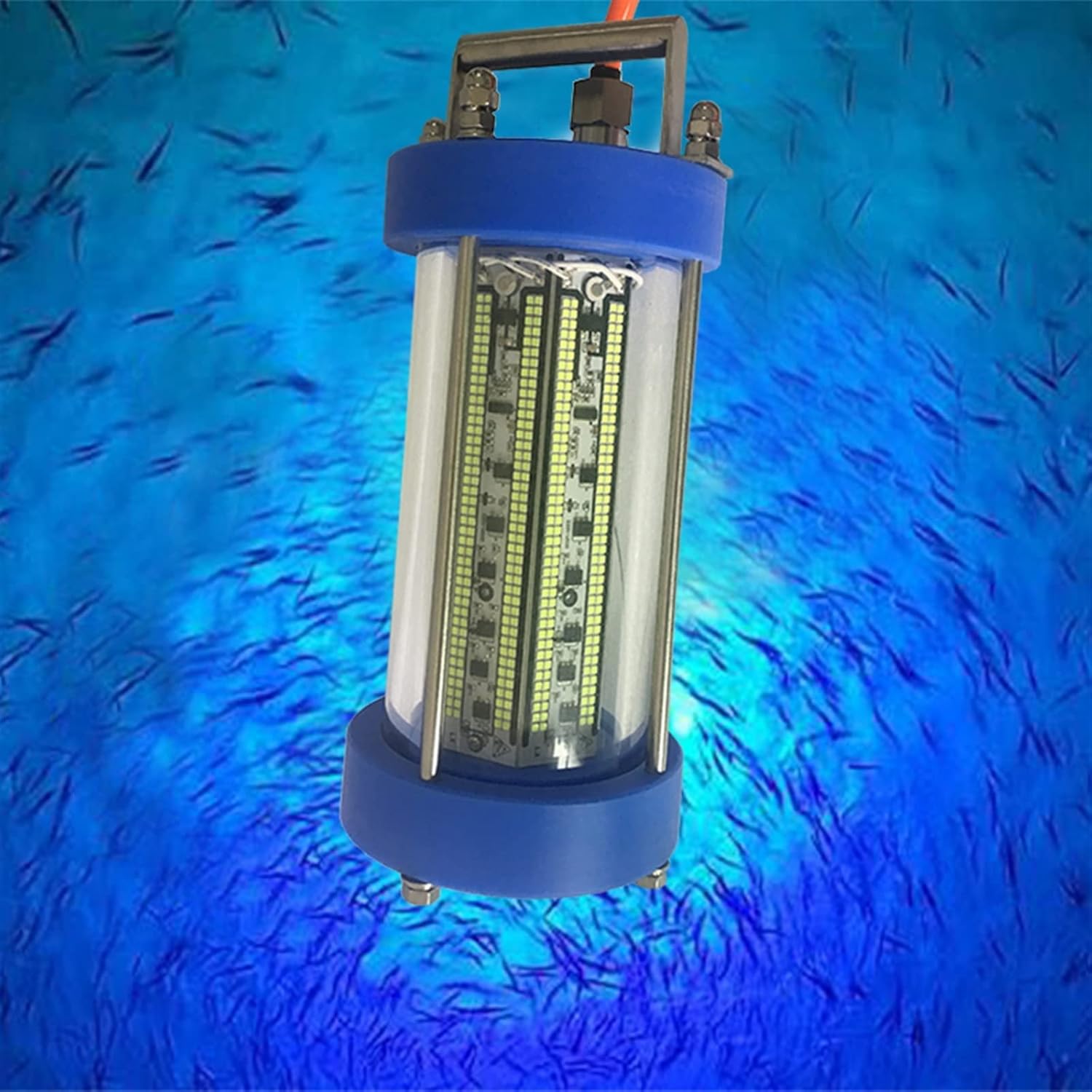 Teichbeleuchtung DC12V 300W LED Underwater Fishing Light Boat IP68 Waterproof 360 Degree Lure Lights For