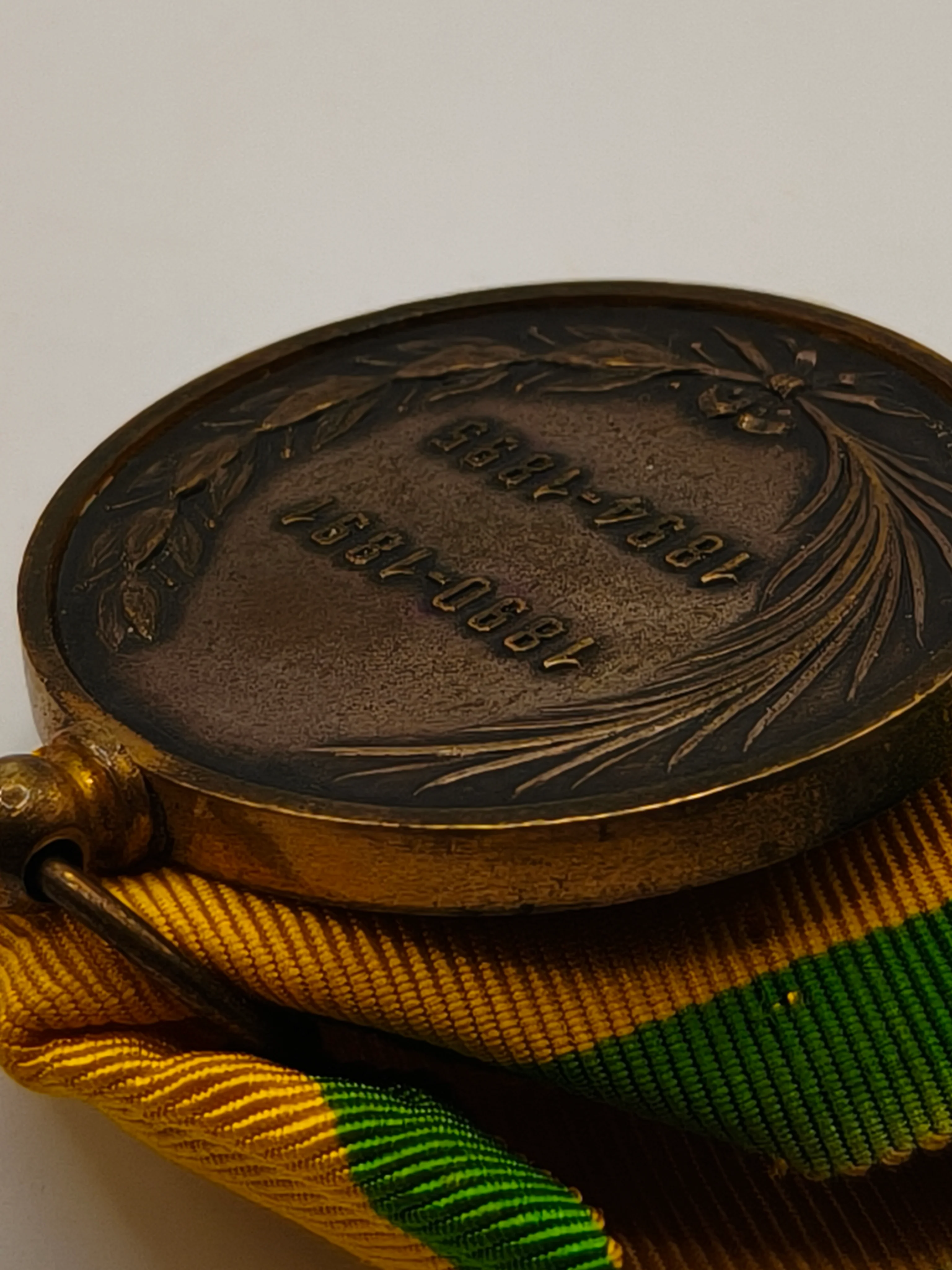 Medalla Campa?as de Mindanao, Filipinas. Colonial Espa?a