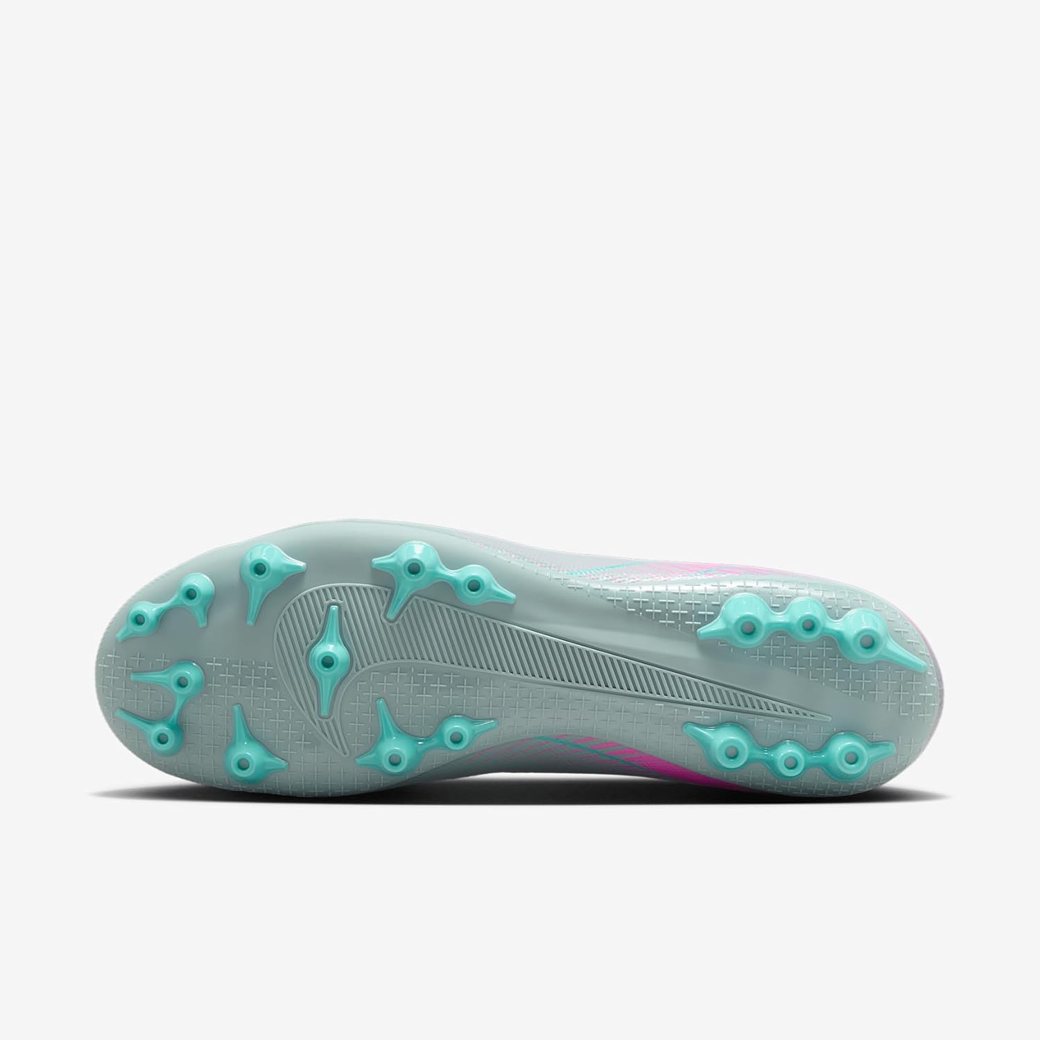 Nike Mercurial Superfly 10 Academy AG High-Top Soccer Cleats (FQ8329-301, Ocean Cube/Pink Blast)