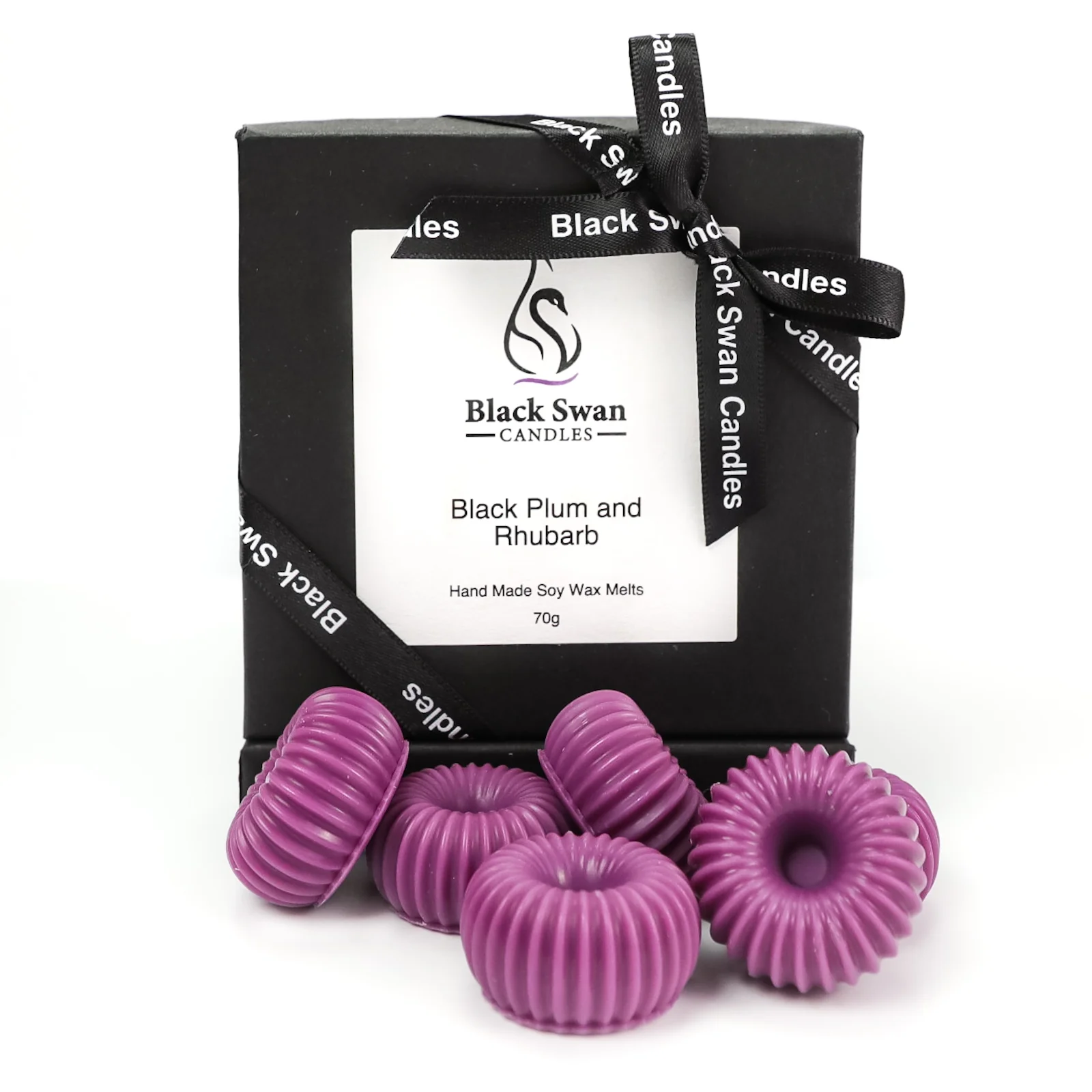 Black Swan Candles - Black Plum & Rhubarb Wax Melts