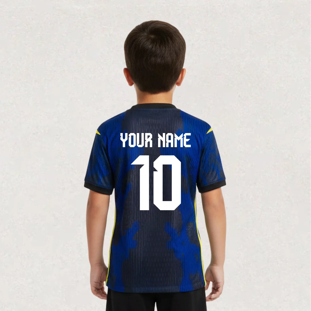 Brazil 2026 Kids Away Jersey