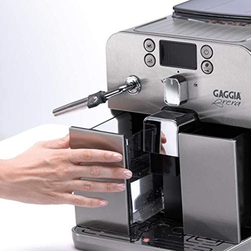 Gaggia RI9305/01 Brera   Macchina da Caffè Automatica per Espresso e Cappuccino, Caffè in Grani o Macinato, 1400W,100% Made in Italy, Argento (Browny Silver) : Amazon.it: Casa e cucina