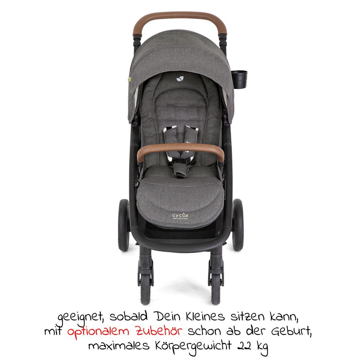 Kinder-Buggy Mytrax Pro - Cycle Collection - Shell Gray