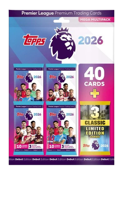 Topps 2026 Premier League Mega Multipack