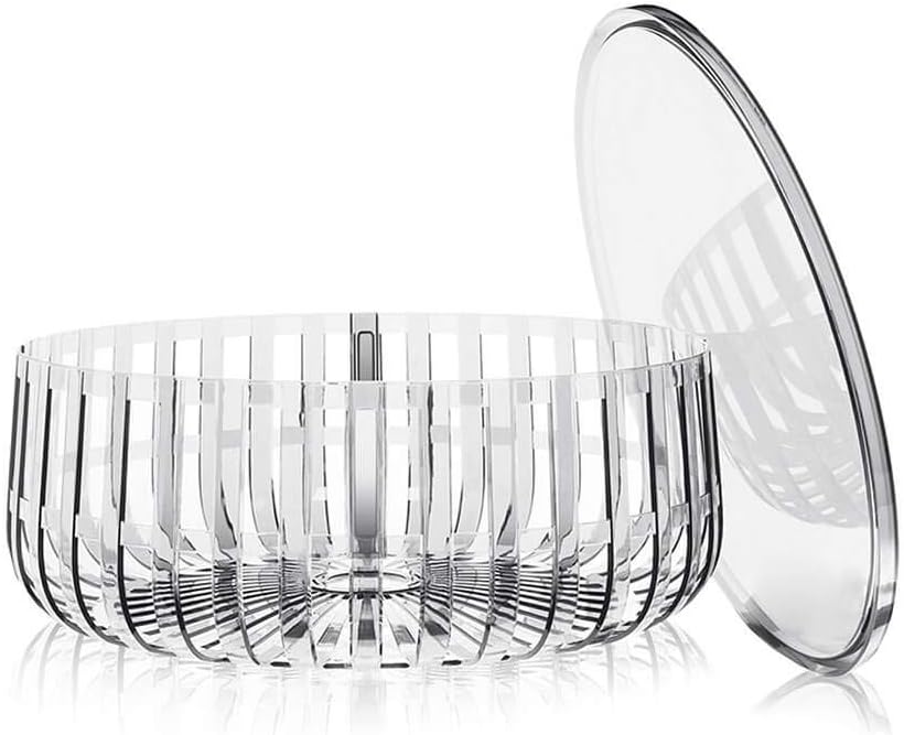 Kartell Panier Cesto Contenitore, Cristallo, 61 X 21 cm