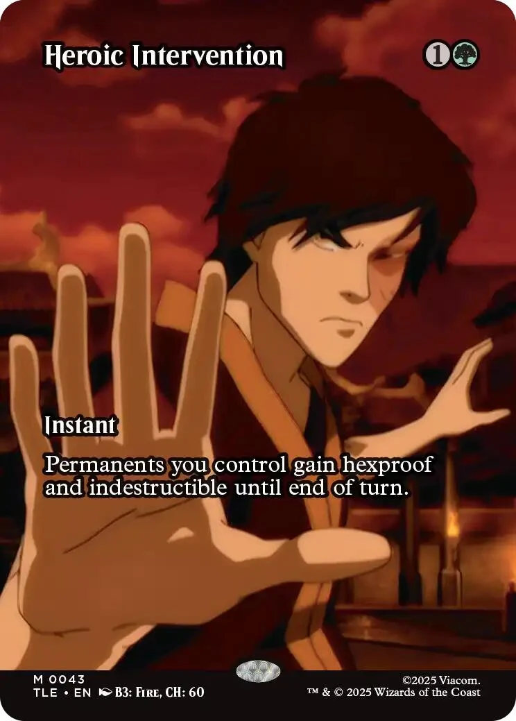 Heroic Intervention (Borderless) (43) (Avatar: The Last Airbender: Eternal-Legal)