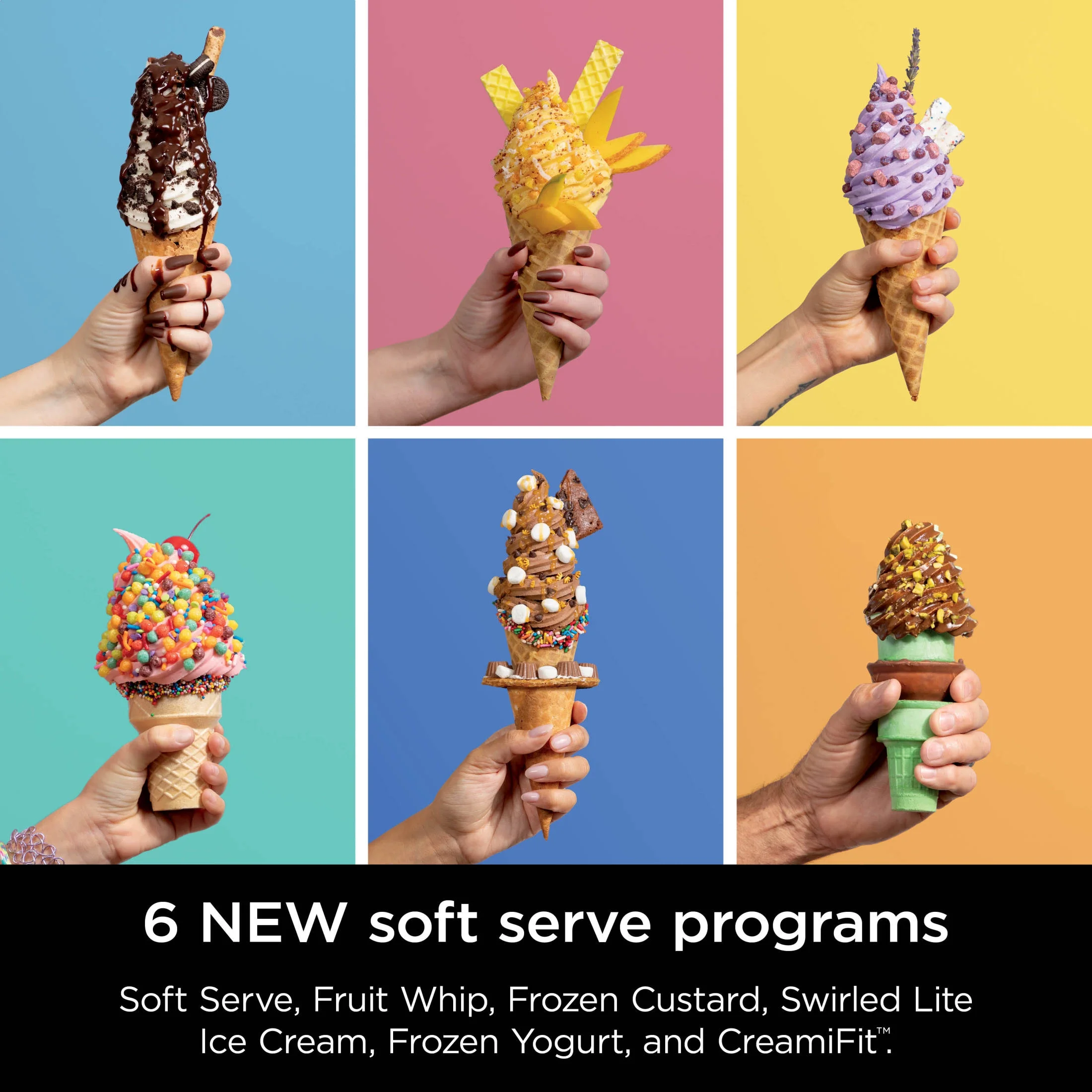 Ninja Swirl? by CREAMi? Soft Serve and Ice Cream Maker, 13 One-Touch Programs, NC701