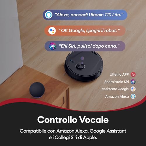 Ultenic T10 Lite Aspirapolvere Lavapavimenti