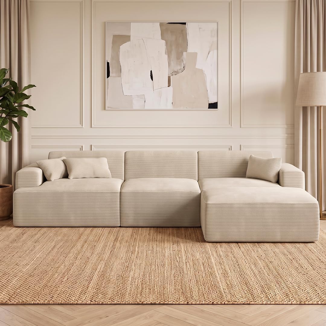 skølm Freki Cloud Couch Cordsofa mit Kissen