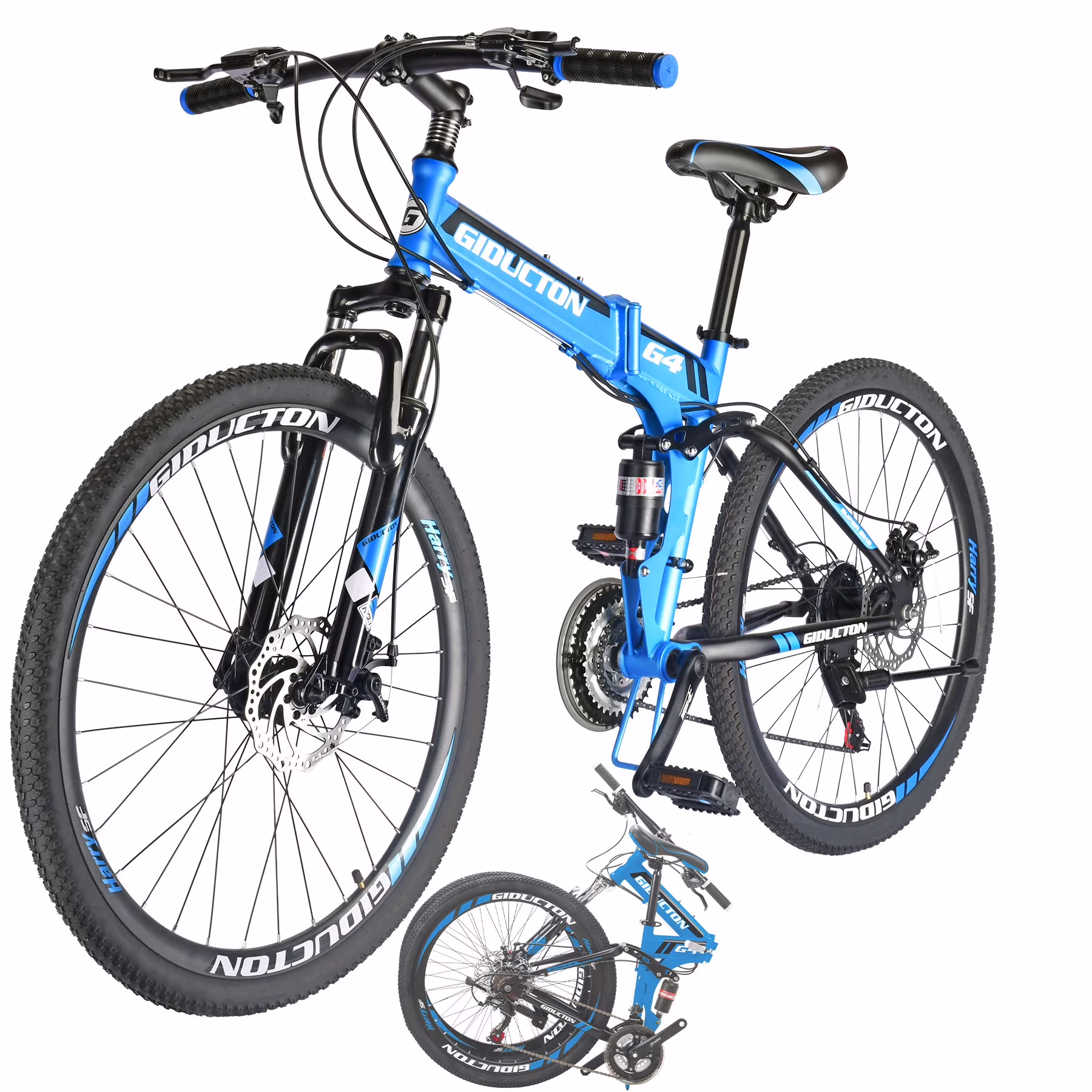 26��Full Suspension Folding Mountain Bike 21 Speed 17