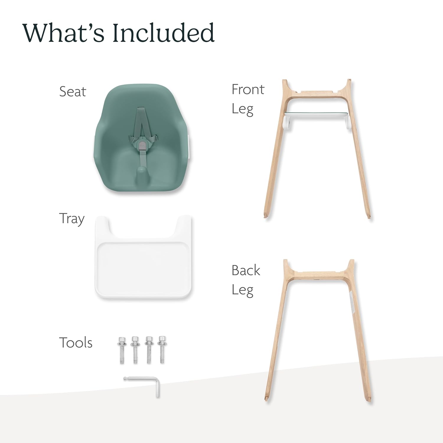 UPPAbaby Ciro High Chair, Rotating Footrest, Emrick Green