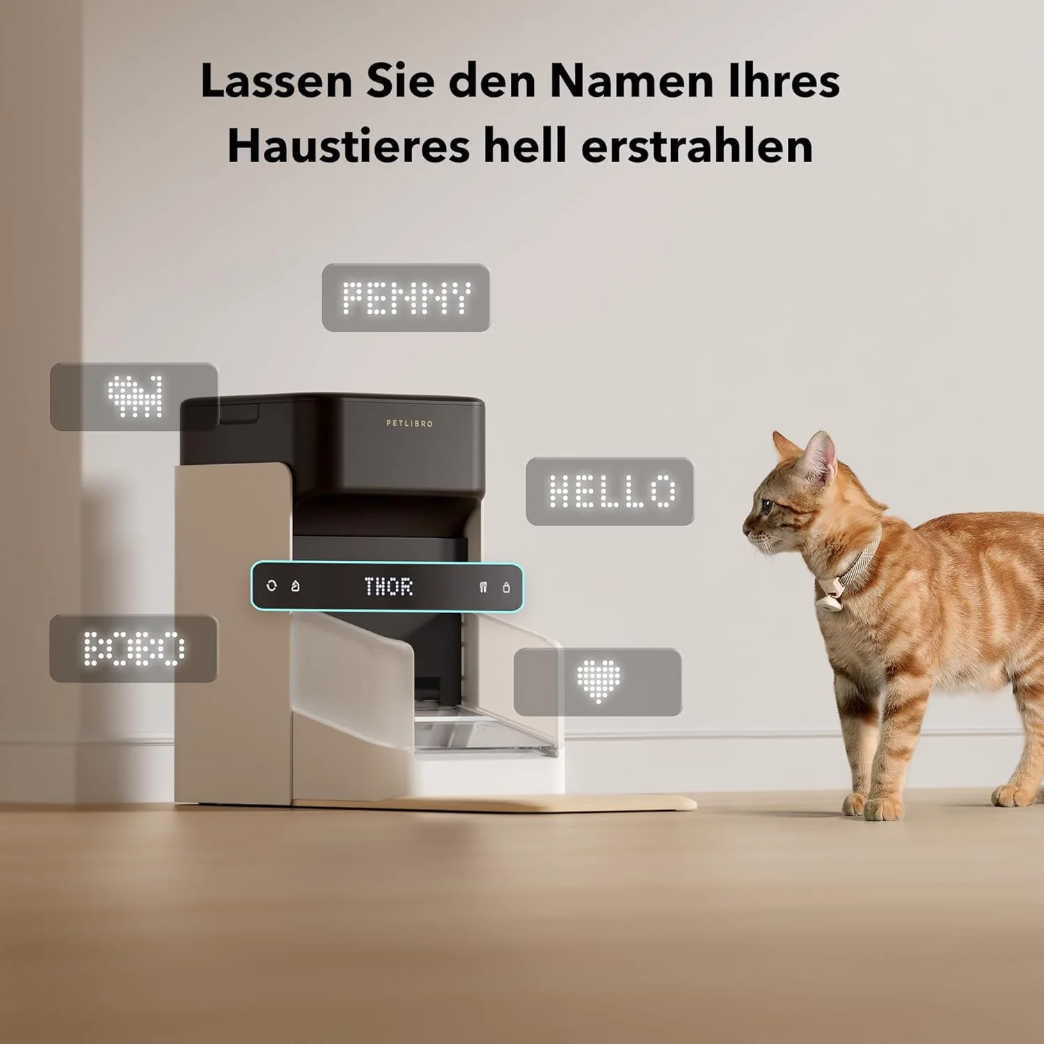 PETLIBRO RFID voerautomaat voor katten, 5G Wi-Fi automatische huisdiervoederdispenser, kattenvoerautomaat met sensor voor halsbandtag, automatische kattenvoederdispenser met app, 1-10 maaltijden, 3L