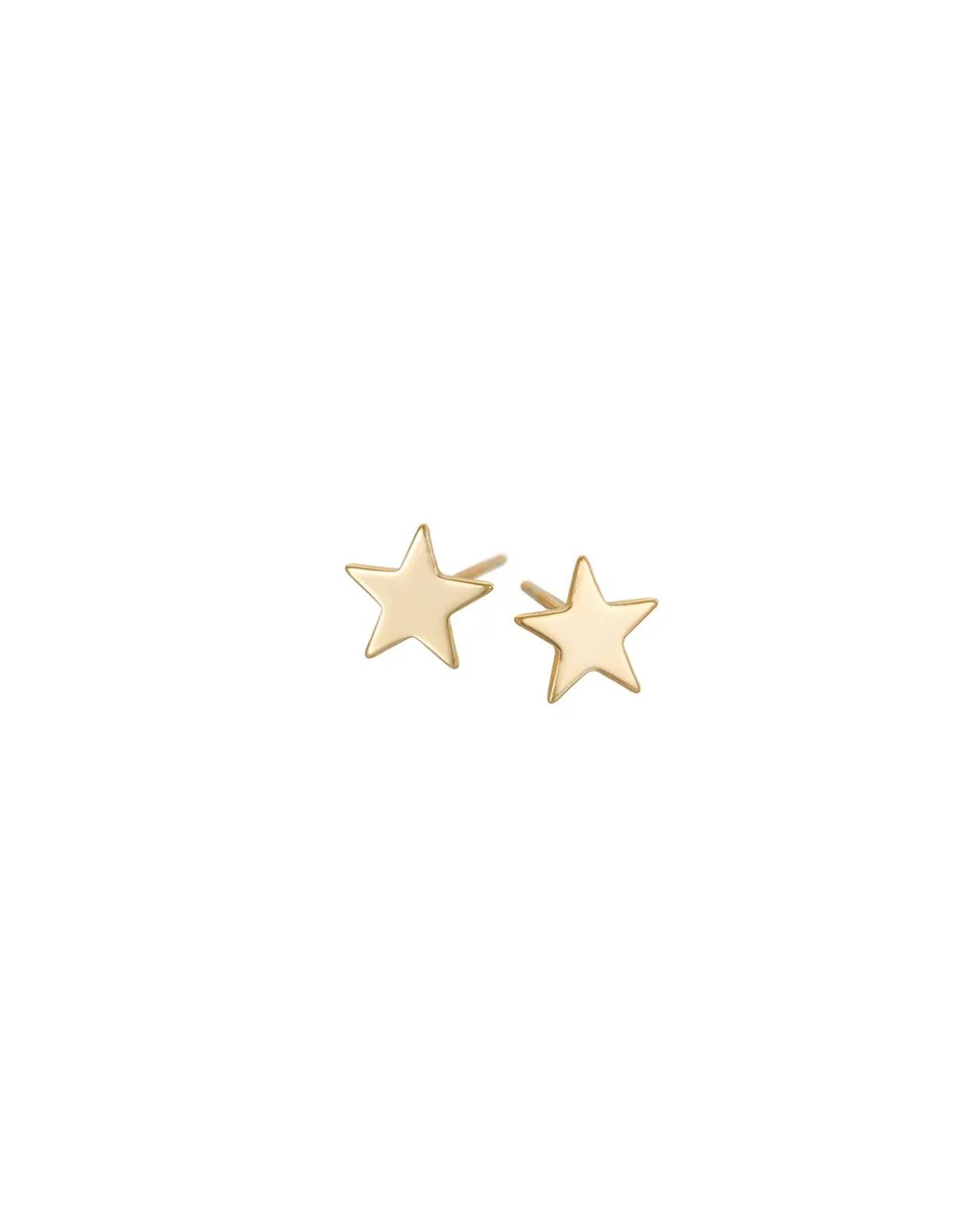 Mary-K Gold Star Stud Earrings