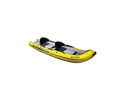 Sevylor Reef 300 Kayak Mare Gonfiabile, Sit On Top, 2 Posti, Giallo Nero, ‎296 x 81 x 55 Cm : Amazon.it: Sport e tempo libero