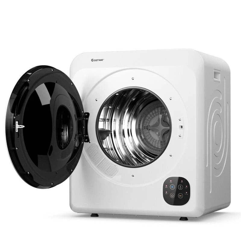 132 Lbs Portable Dryer For Apartments 1700W Front Load Tumble Dryer Compact Clothes Dryer Machine