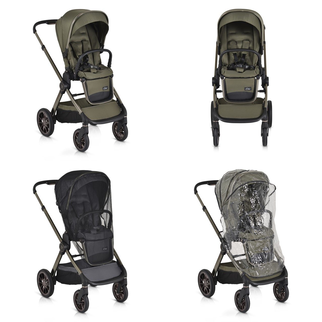 Kombi-Kinderwagen Kinderwagen 2 in1 iClick