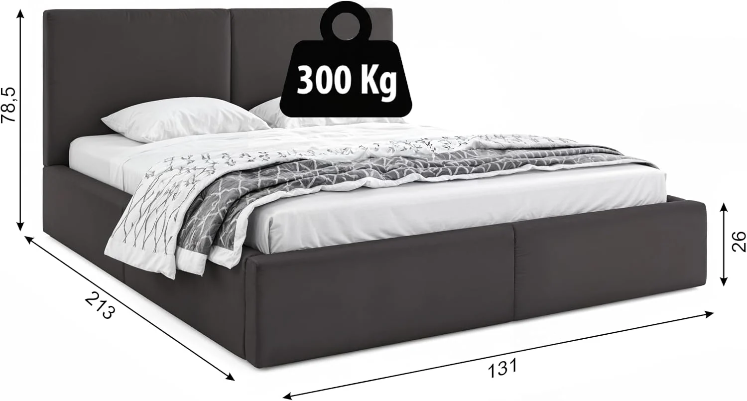 Interbeds Polsterbett mit Bettkasten und Lattenrost