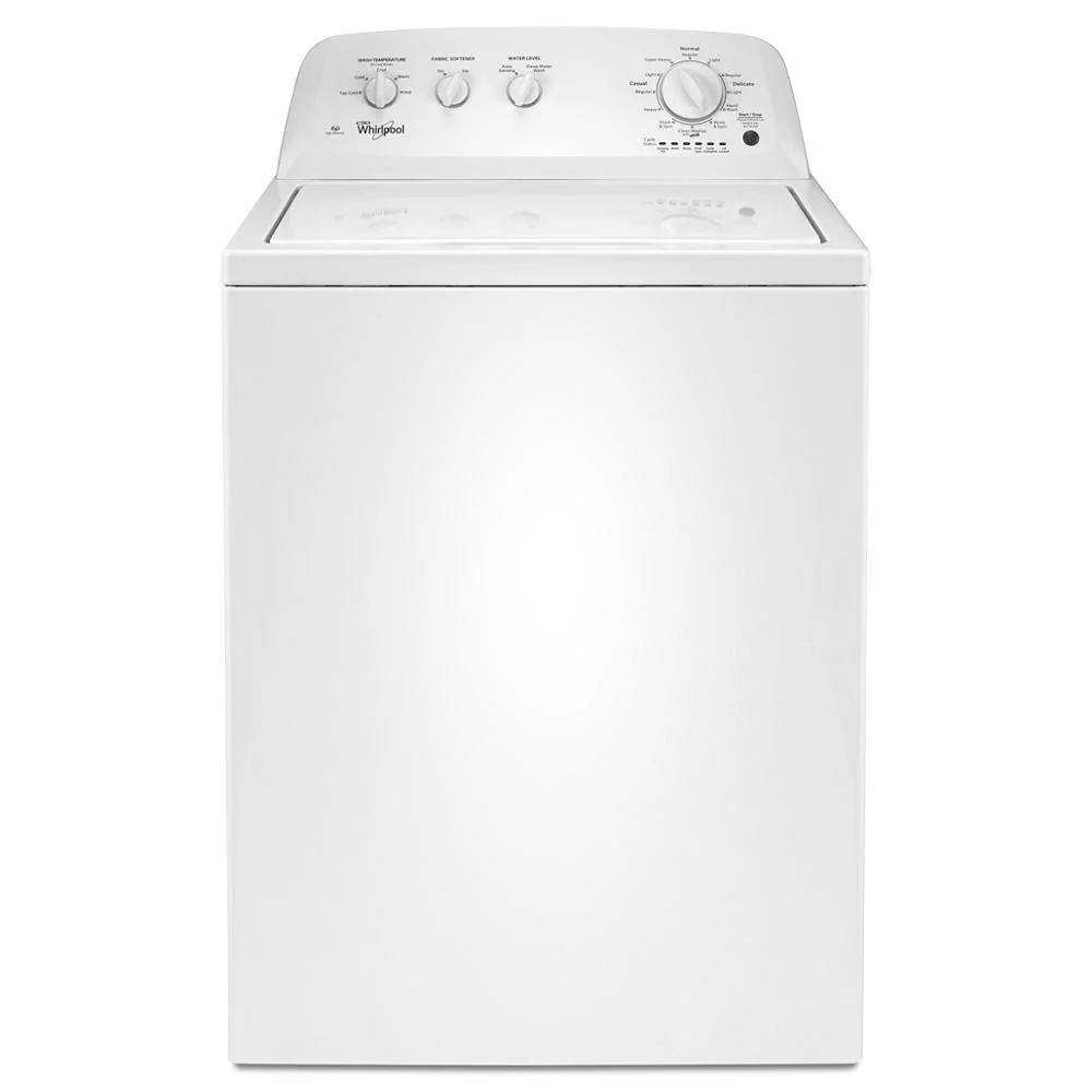 2025 Whirlpool WTW4616FW Bovenlader Wasmachine van 3,5 Kubieke Voet met Diep Water