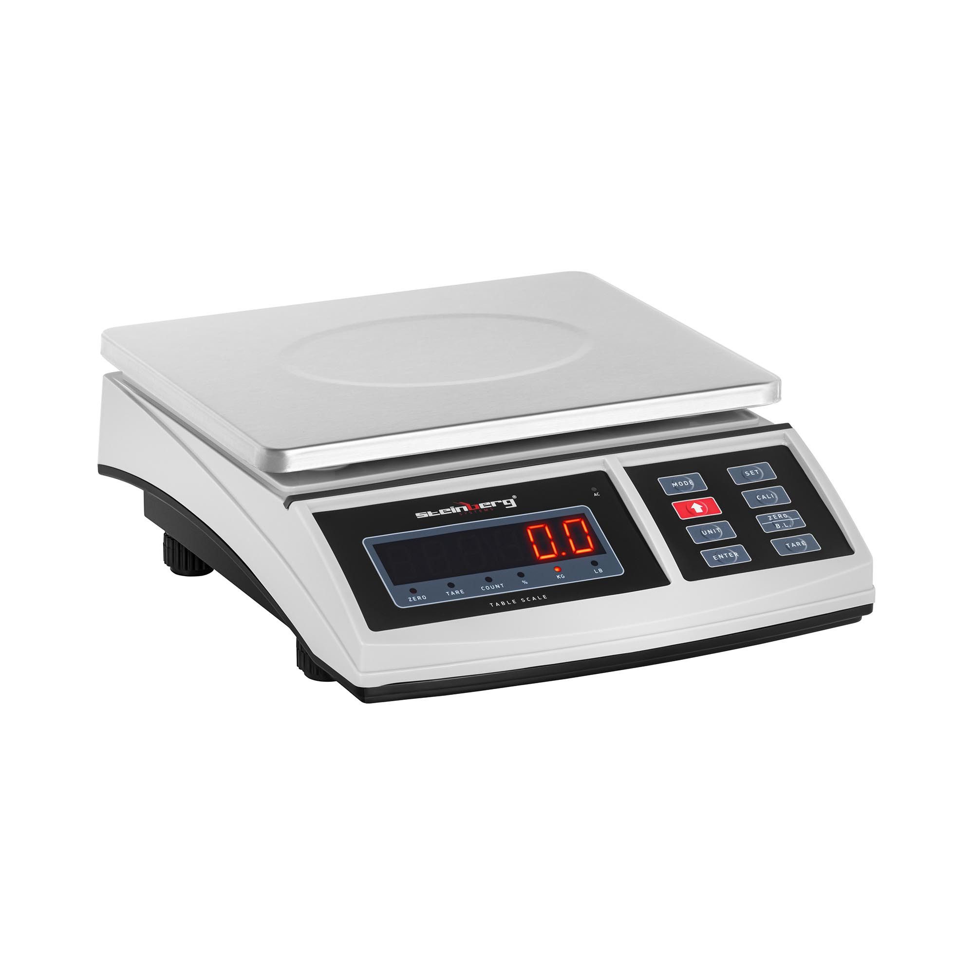 Feinwaage Tischwaage Präzisionswaage Küchenwaage Digital Akku LED 30 kg / 1 g