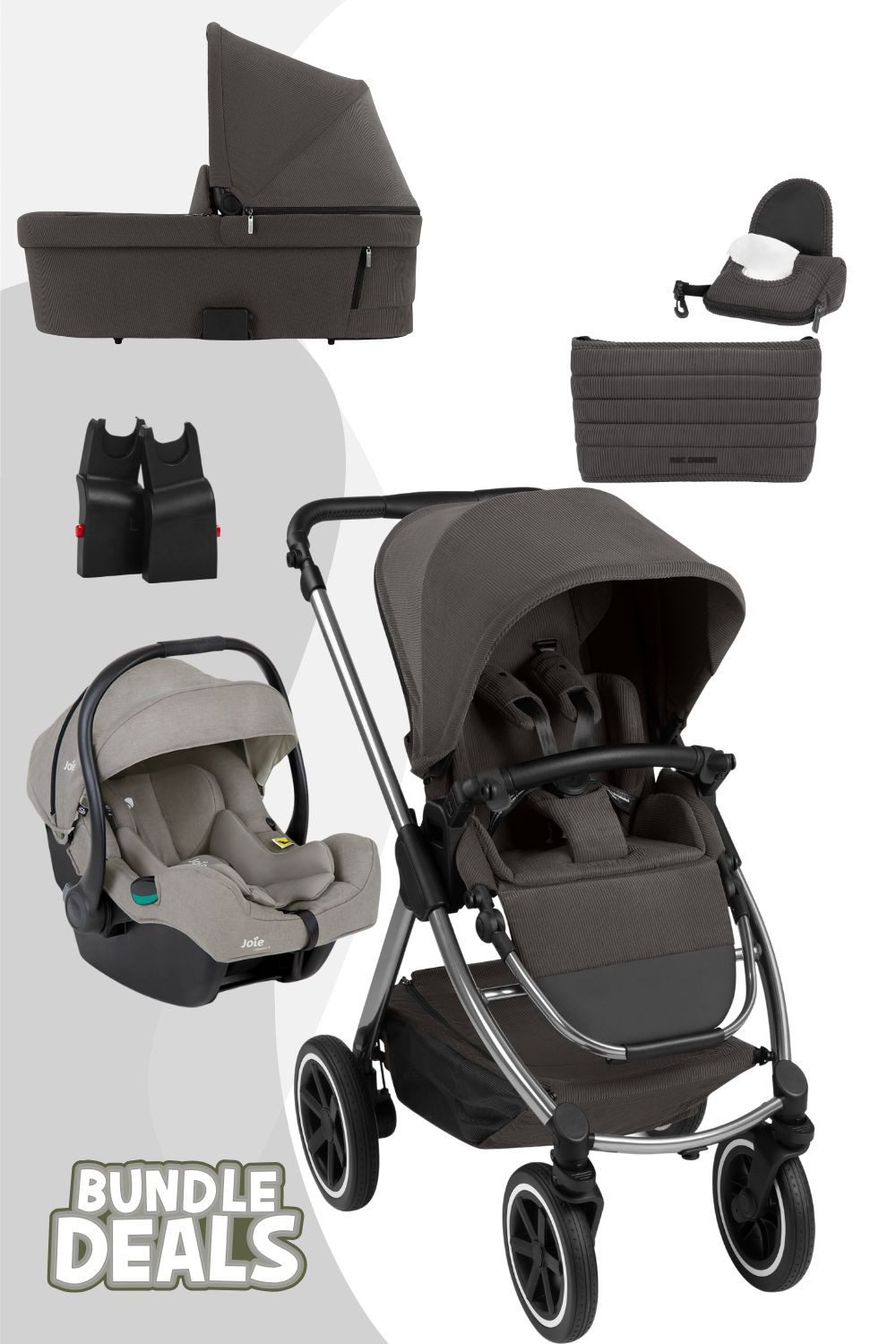 Kombi-Kinderwagen ABC Design Samba 2 All in One Set inkl. Joie i-Gemm 3