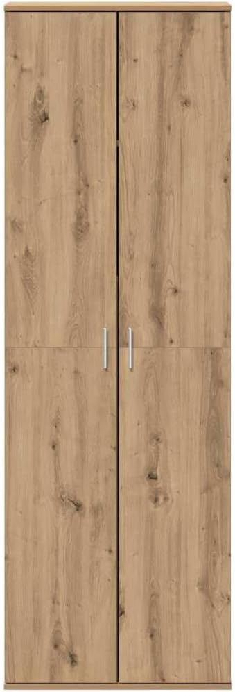 vidaXL Alto Mobile Rovere Artigianale 60 x 35 x 180 cm, Elegante Armadio Alto, Moderno Mobile Rettangolare, Resistente Legno, unità per organizzare con Stile