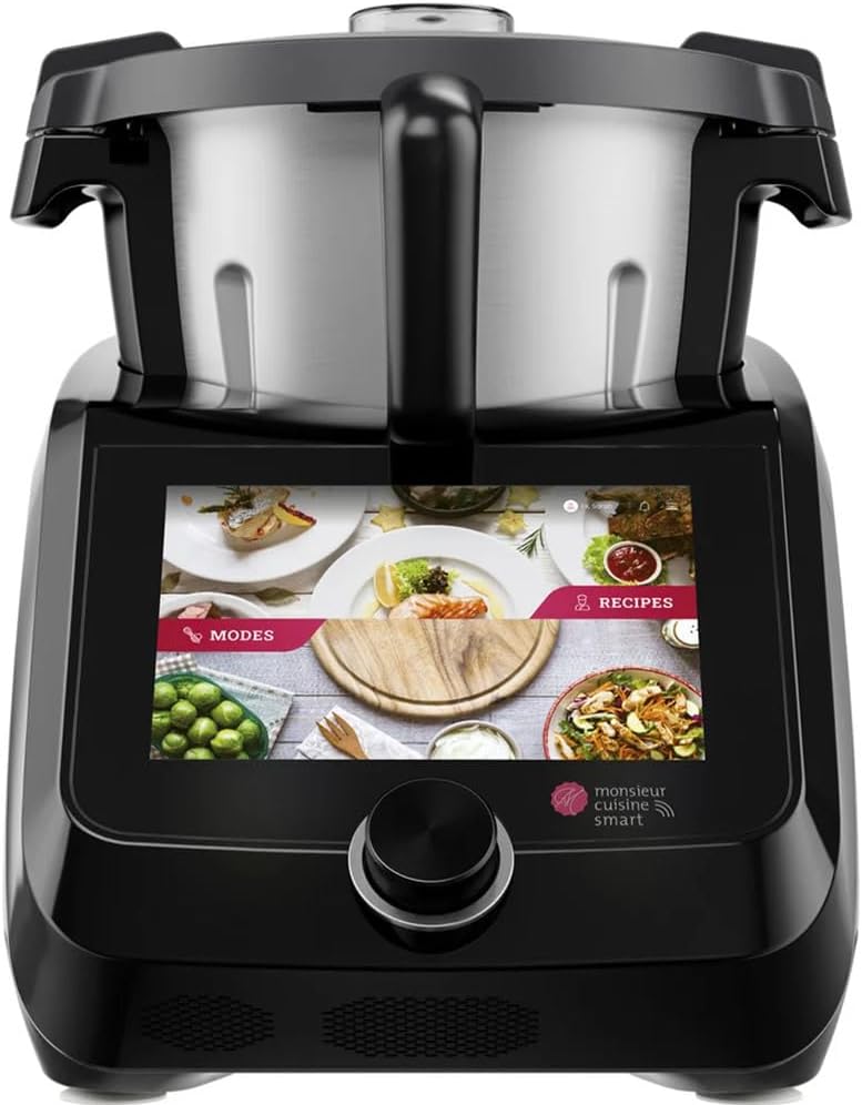 SILVERCREST® Monsieur Cuisine Smart Black Edition Skms 1200 B1 - Robot da cucina, 1200 W, colore: nero