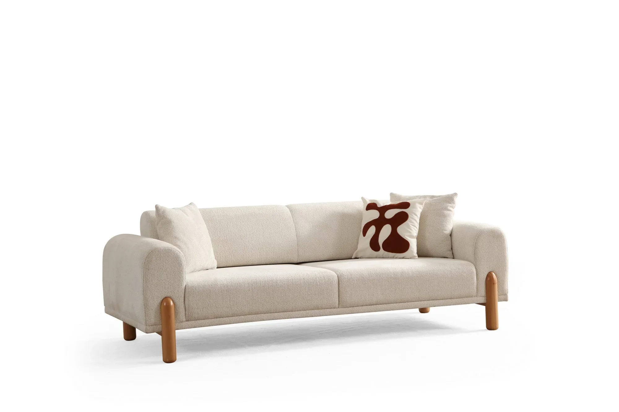 Lyke 3 Sitzer Bettsofa - Sahne