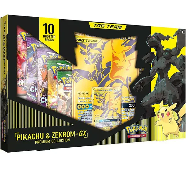 Pokemon Pikachu and Zekrom GX Premium Collection