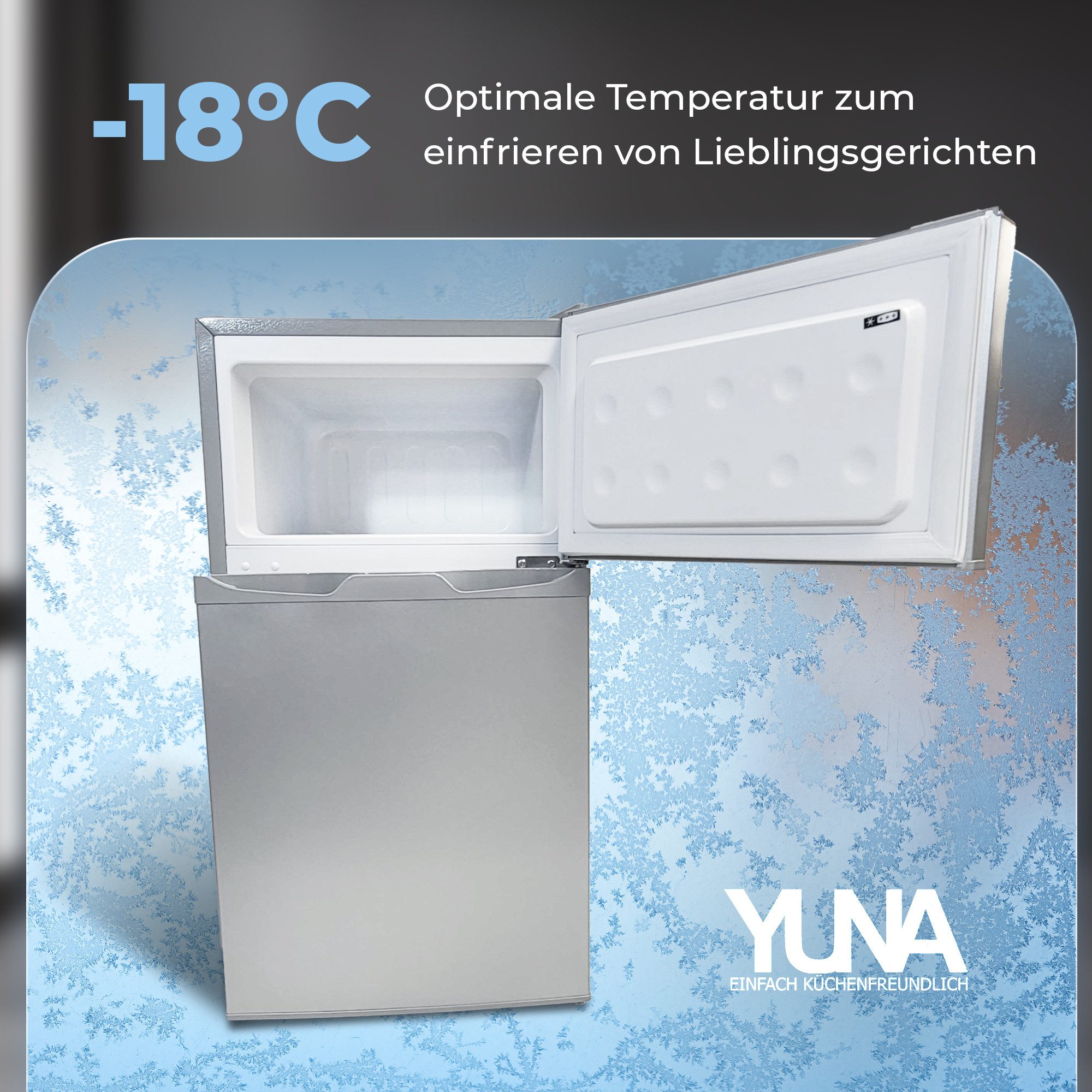 Kühl-/Gefrierkombination Serebro GK85 E-IX