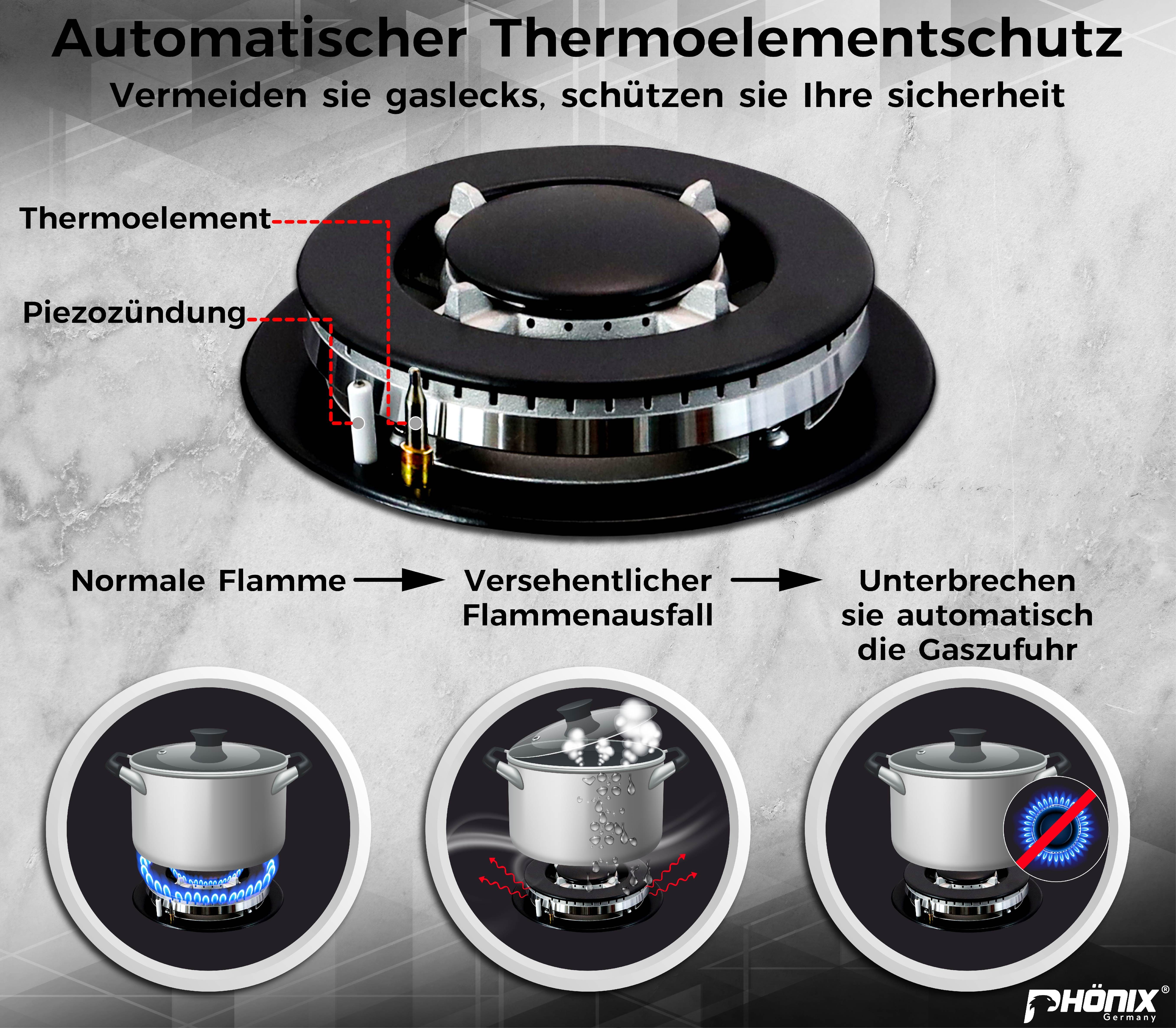 Gas-Kochfeld 102SBT