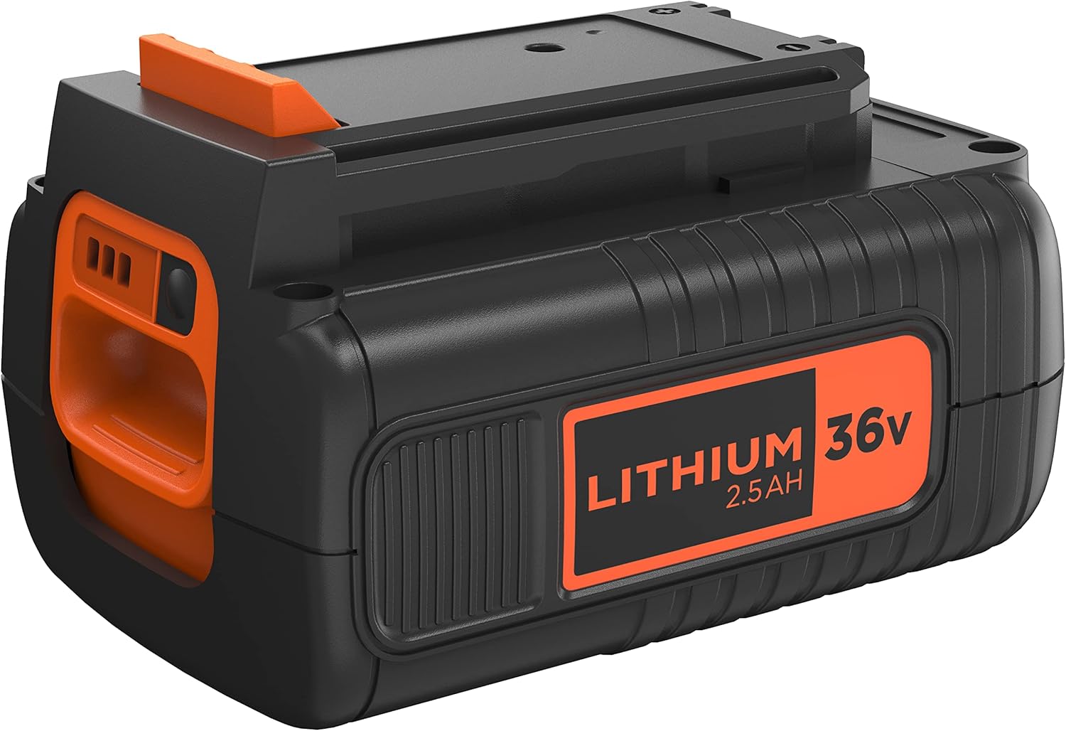 BLACK+DECKER Rasentrimmer mit Akku und Ladegerät - Freischneider - Rasenkantenschneider 36V 2,5Ah, Schnittbreite 33 cm, kohlebürstenloser Motor, mit Fadenverlängerung, Variable Drehzahl BCSTA536L1