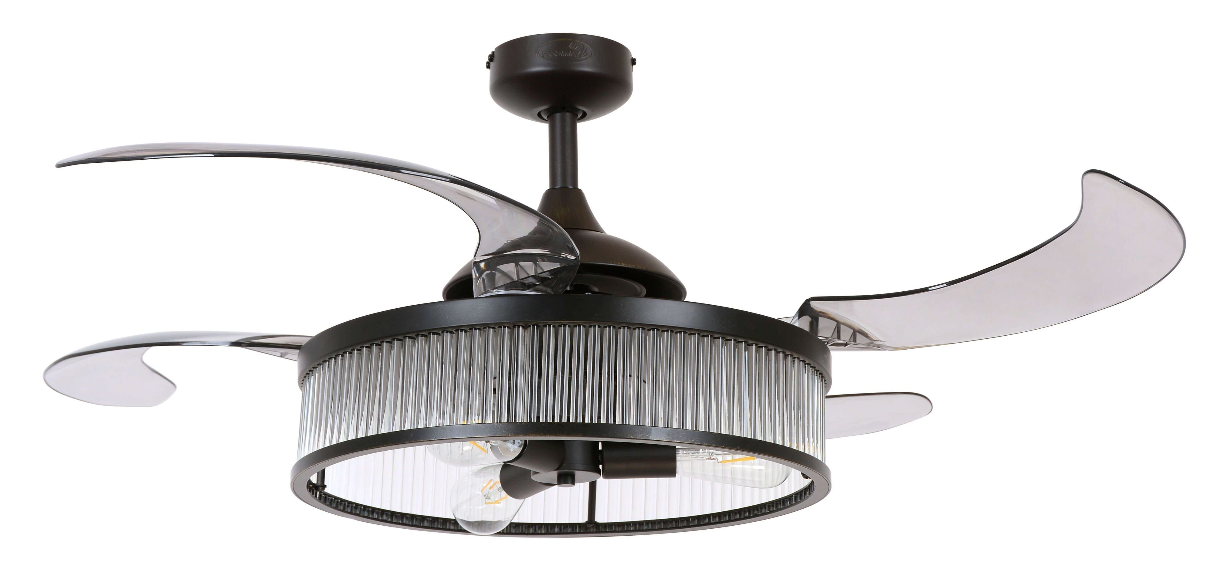 Deckenventilator Deckenventilator Fanaway Corbelle Schwarz 122 cm