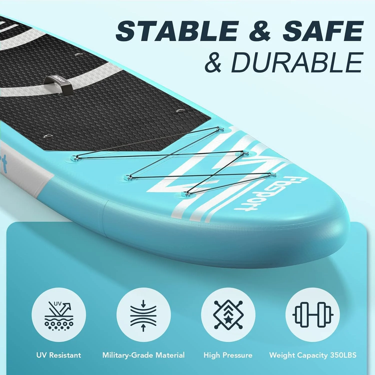 Premium-Stand-Up-Paddle-Board, Yoga-Board mit strapazierf?higem SUP-Zubeh?r und Tragetasche | Breiter Stand, Surf-Kontrolle, rutschfestes Deck, Leine, Paddel und Pumpe f��r Jugendliche und Erwachsene