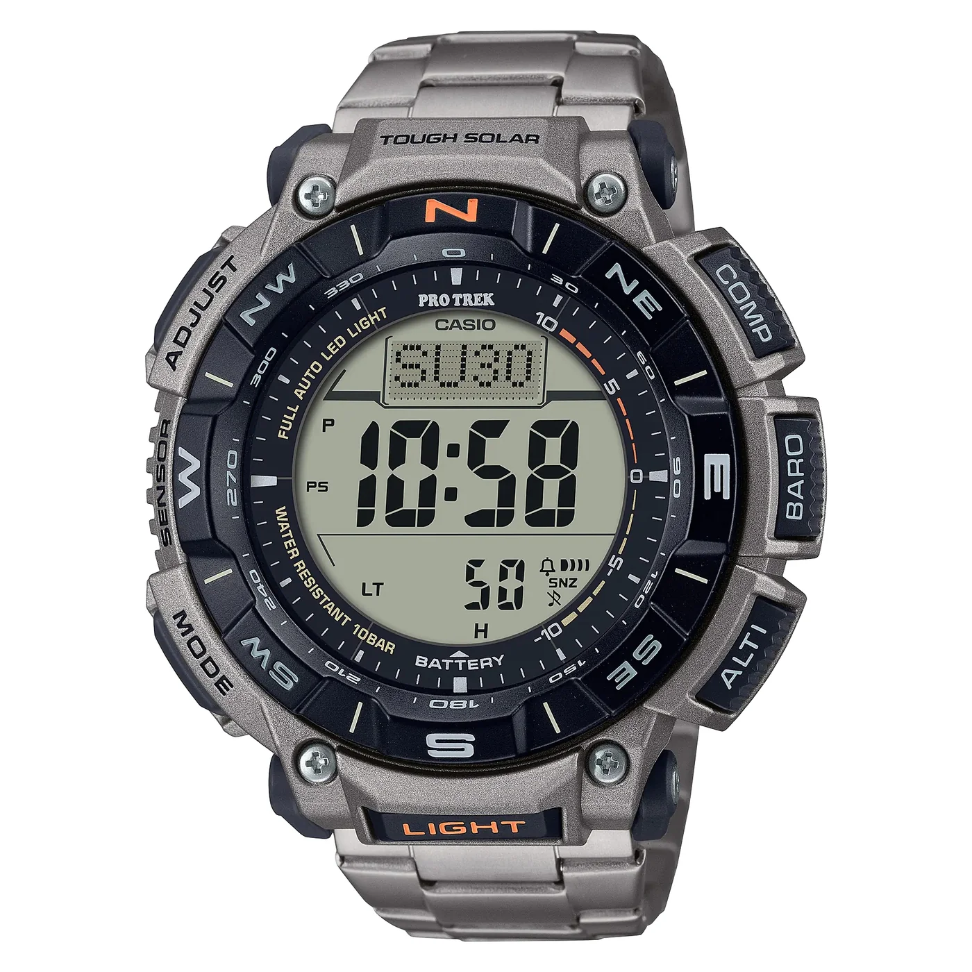 Orologio Casio Pro Trek PRG-340T-7ER in resina e titanio