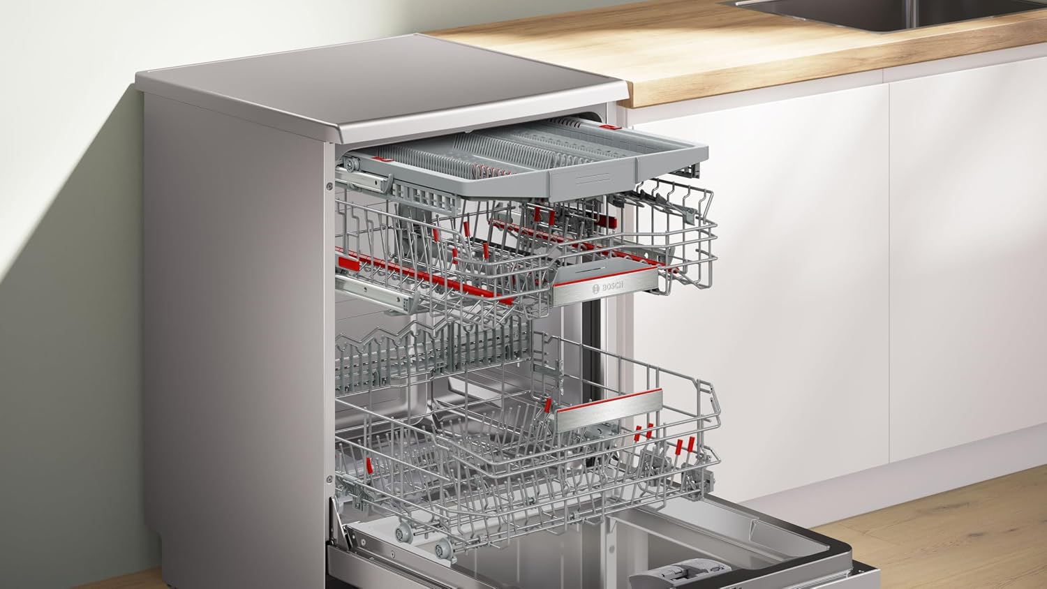 Bosch SMS8ECI02E Serie 8 Lavastoviglie smart 14 coperti Acciaio Classe A