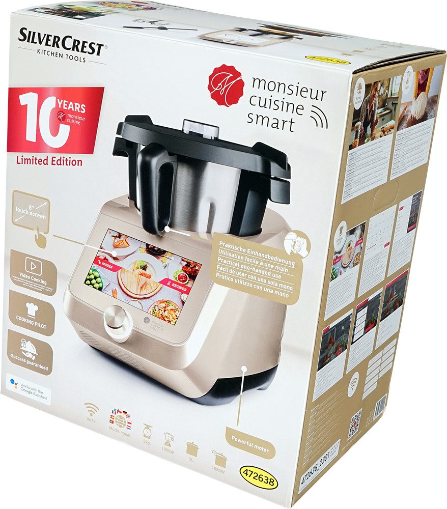 Küchenmaschine mit Kochfunktion Monsieur Cuisine Smart Limited Edition SKMS 1200 B2 Champagner