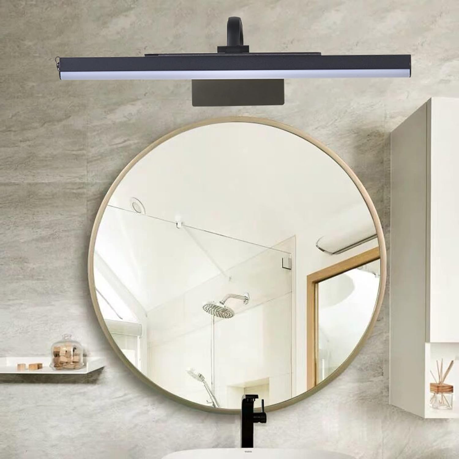 Waschtischbeleuchtung, Badezimmer-LED-Spiegel-Frontleuchte, moderne wasserdichte LED-Make-up-Lampe, Waschtischlampe, Wandbeleuchtung, Wandleuchte, Badleuchten (69 cm, weißes Licht) Decoration
