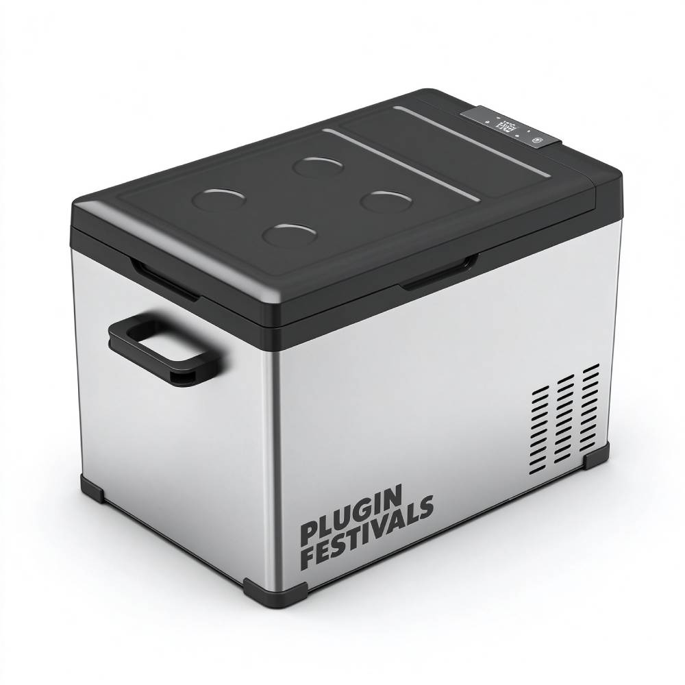 Kompressor-Kühlbox 36 L, 12V/230V, Kühlbereich +10°C bis -20°C, App-Steuerung und LC-Display