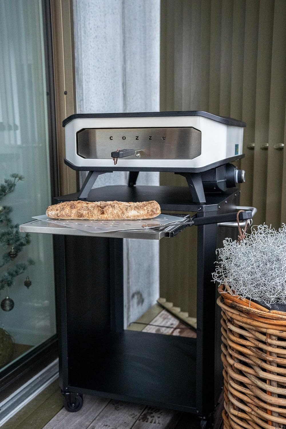 Elektrogrill COZZE Outdoor Küchentisch Ausziehbarer Tisch/Schneidebrett