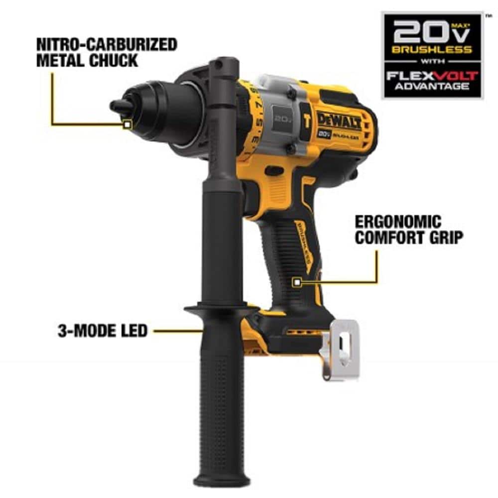 20V MAX Lithium Ion Cordless Brushless 5 Tool Combo Kit with (2) 4.0Ah Batteries and Charger DCKTS599M2