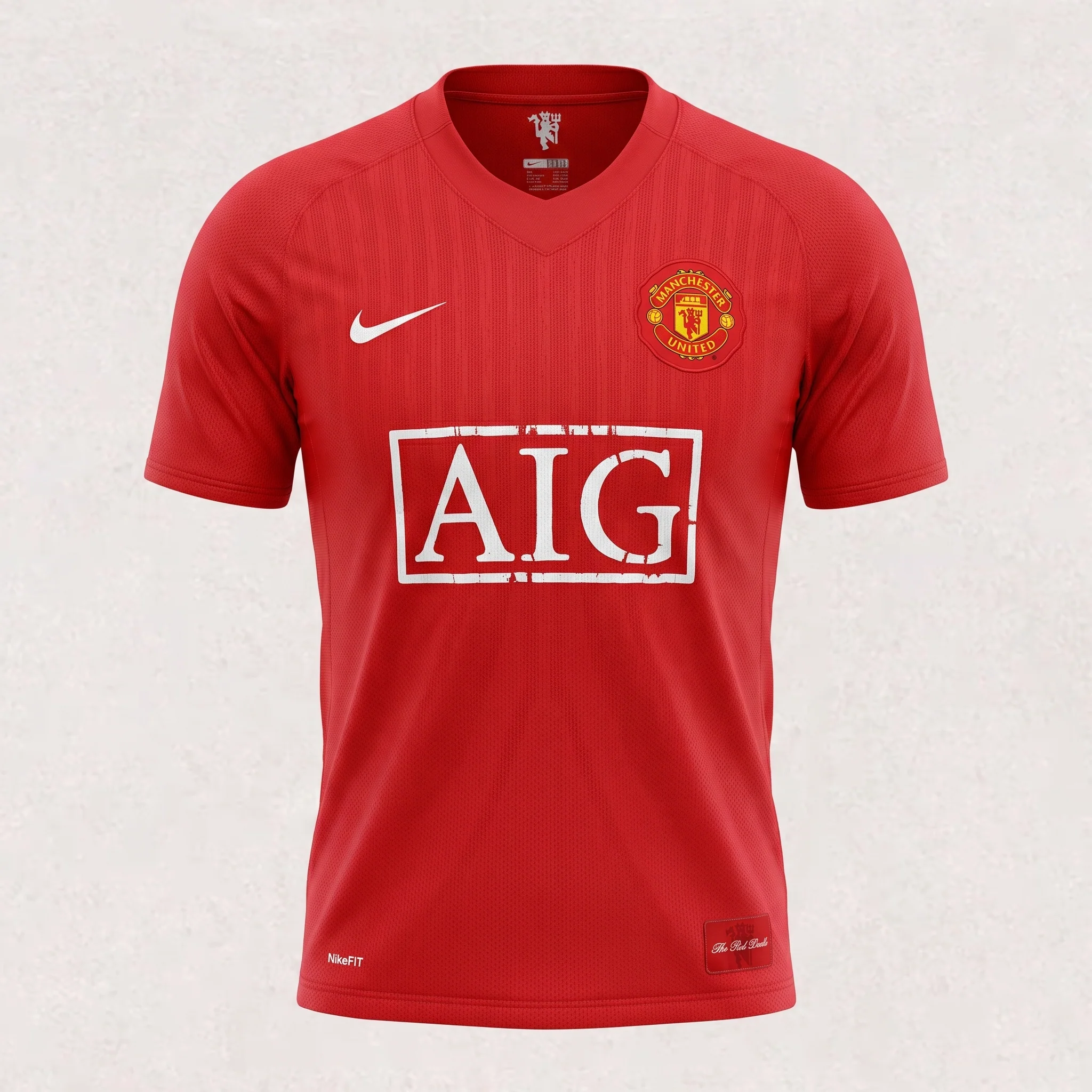 Manchester United 2007-2008 Rooney Home Jersey